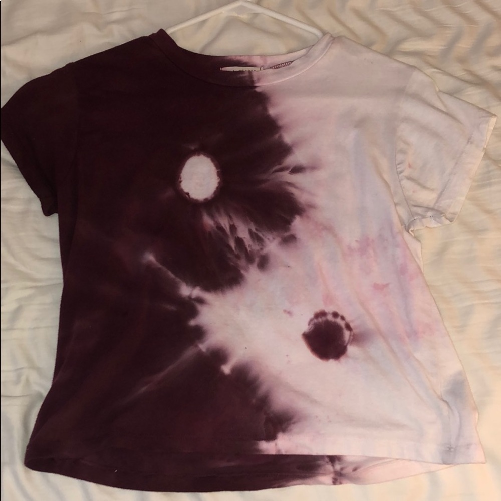 Tie Dye Ying Yang T shirt